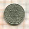 1/2 франка. Швейцария 1909г