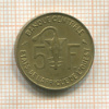 5 франков. Западная Африка 1960г