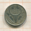 1 франк. Мадагаскар 1977г