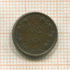 1/2 цента. Нидерланды 1891г