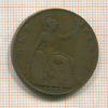 1 пенни. Англия 1915г