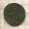 1 крейцер. Австрия 1912г