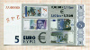 Прототип банкноты 5 евро. Германия