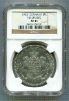 5 марок. Германия. Гамбург 1903г