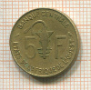 5 франков. Западная Африка 1965г