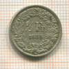 1/2 франка. Швейцария 1955г