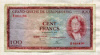 100 франков. Люксембург 1963г