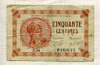 50 сантимов. Франция 1920г