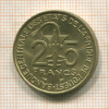 25 франков. Центральная Африка 1997г