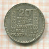 20 франков. Франция 1938г