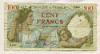 100 франков. Франция. (надрыв снизу) 1939г