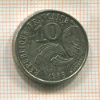10 франков. Франция 1986г