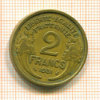 2 франка. Франция 1931г