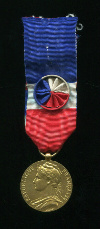 Золотая медаль министерства труда и социальной защиты. Франция