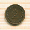 2 пфеннига. Германия 1937г