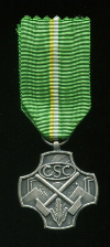 Серебряная медаль Конфедерации христианских профсоюзов. Бельгия