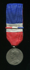 Серебряная Почетная Медаль Министерства Труда и Общественной Безопасности. Франция