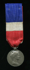 Серебряная Почетная Медаль Министерства Сельского хозяйства. Франция