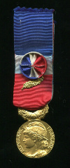 Золотая Почётная Медаль Министерства Труда. Франция