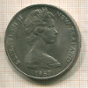 1 доллар. Новая Зеландия 1967г