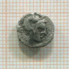 Диобол. Калабрия. Тарент. 4 в. до н.э. Афина/Геракл со львом