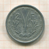2 франка. Французская Западная Африка 1948г