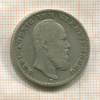 2 марки. Вюртемберг 1877г