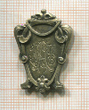 Медальон с монограммой 1910г