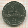 25 пенсов. Великобритания 1973г