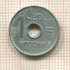 1 цент. Французский Индокитай 1943г