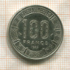 100 франков. Центральная Африка 1985г