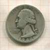 1/4 доллара. США 1944г