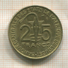 25 франков. Западная Африка 1976г