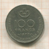 100 франков. Коморские острова 1977г