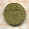 20 франков. Мадагаскар 1970г
