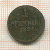 1 пфеннинг. Бавария 1825г