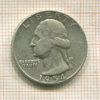 1/4 доллара. США 1954г