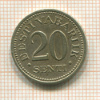 20 сенти. Эстония 1935г