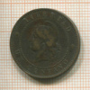 1 сентаво. Аргентина 1890г
