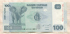 100 франков. Конго