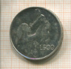 500 лир. Сан-Марино 1972г