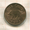 1 цент. Бермуды 1971г