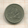 10 центов. Британские Карибы 1956г
