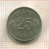 25 эйре. Исландия 1962г