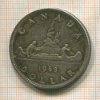 1 доллар. Канада 1963г