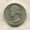 1/4 доллара. США 1948г