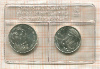 Набор монет 500 и 1000 лир. XXIII Олимпийские Игры.  Сан-Марино 1984г