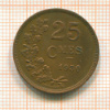 25 сантимов Люксембург 1930г