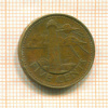 5 центов. Барбадос 1991г