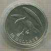 10 долларов. Сингапур 1973г